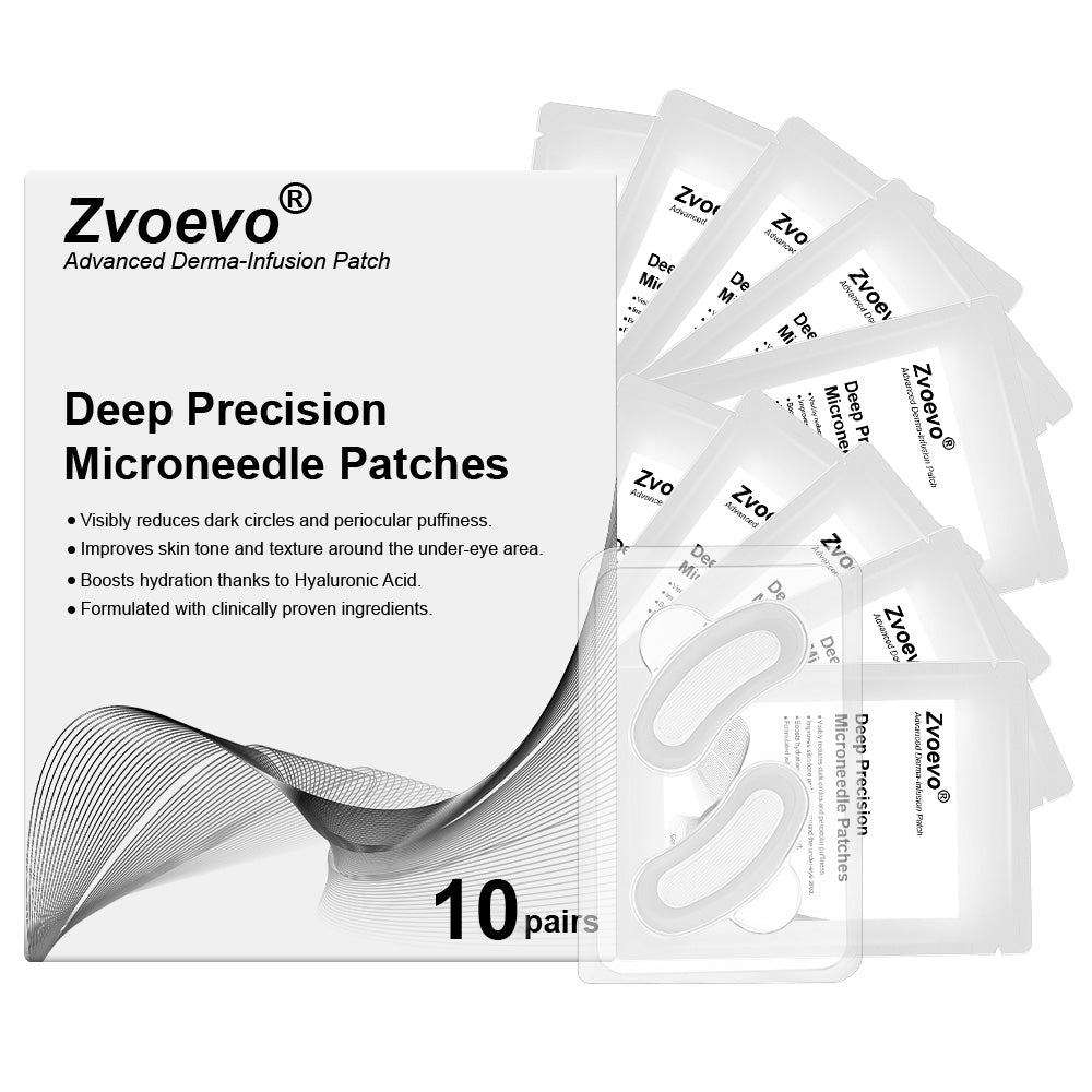 Zvoevo®💫 Deep Precision Age-Defying Nano Microneedle Patches - Deep-acting solution for tackling under-eye bags, dark circles, laughter lines, forehead lines, and all those other pesky facial wrinkles.