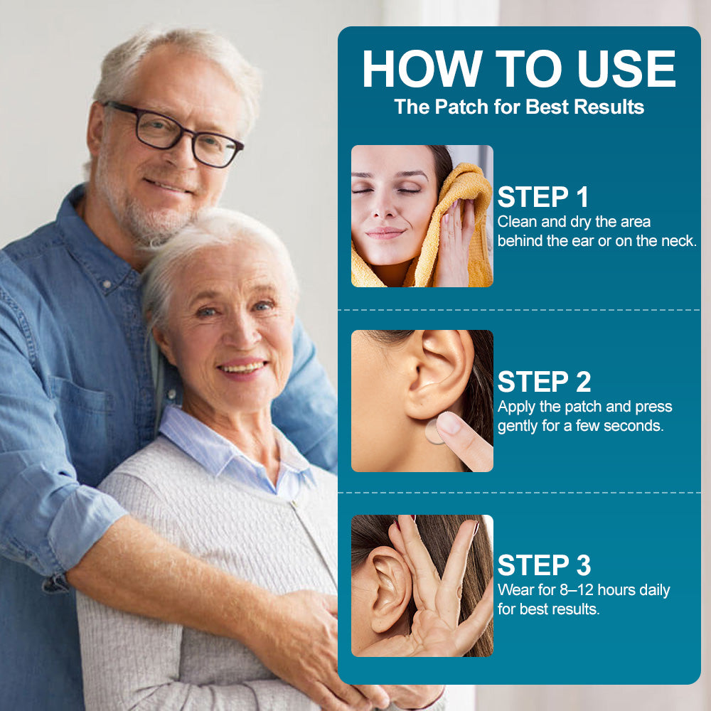 đđZvoevoÂźEaseHear Instant Hearing Support & Tinnitus Relief Patches | Clinically tested & trusted by thousands for clearer, calmer hearing â (dizziness, nausea & cold sweats)