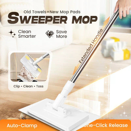 ✨ Multi-Purpose 360° Magic Mop – Wet & Dry Cleaner for Floors, Walls & Windows (Use Any Cloth)