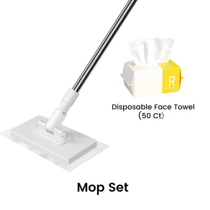✨ Multi-Purpose 360° Magic Mop – Wet & Dry Cleaner for Floors, Walls & Windows (Use Any Cloth)