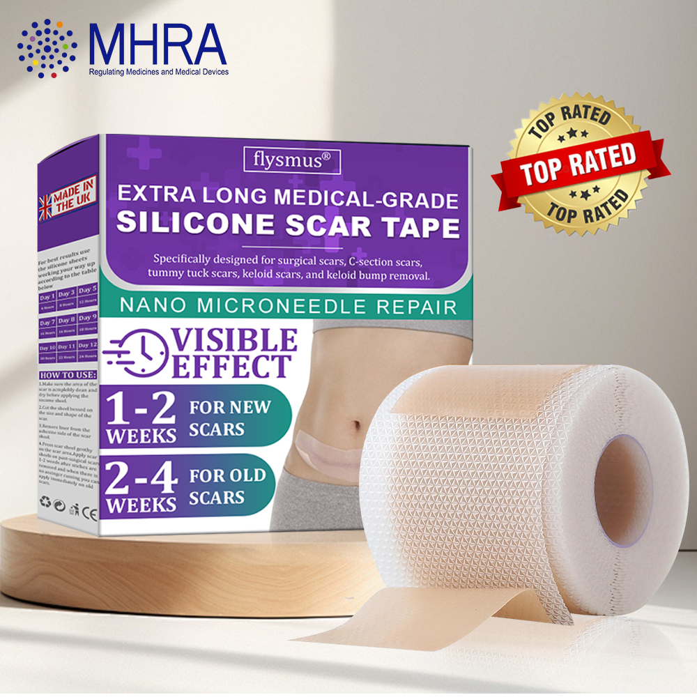 💝 Official Store: Flysmus® ReGen Hyaluronic Acid Nano-Heal Microneedle Tape - 🏷️Treatment of old and new scars, reduction of surgical scars, stretch marks, keloids, acne, burns, warts, dermatomes and varicose veins