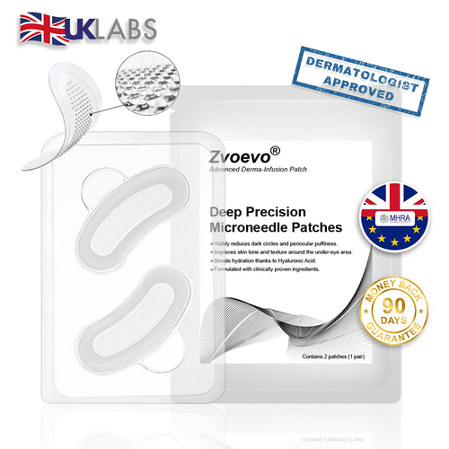 Zvoevo®💫 Deep Precision Age-Defying Nano Microneedle Patches - Deep-acting solution for tackling under-eye bags, dark circles, laughter lines, forehead lines, and all those other pesky facial wrinkles.