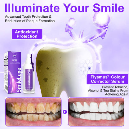 🦷💚𝐅𝐥𝐲𝐬𝐦𝐮𝐬® 𝐂𝐨𝐥𝐨𝐮𝐫 𝐂𝐨𝐫𝐫𝐞𝐜𝐭𝐨𝐫 𝐒𝐞𝐫𝐮𝐦 — safe for sensitive teeth and enamel