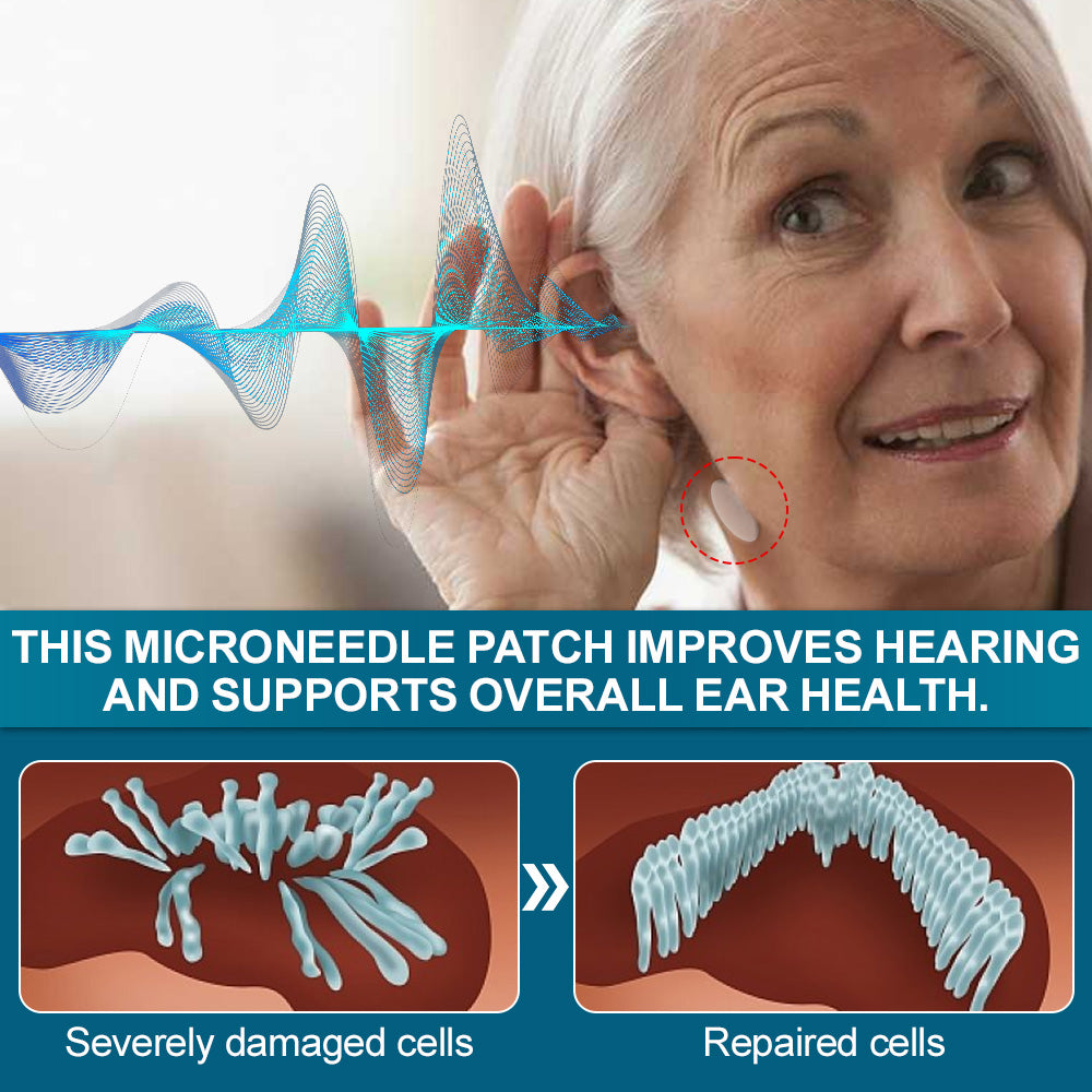 🍀🍀Zvoevo®EaseHear Instant Hearing Support & Tinnitus Relief Patches | Clinically tested & trusted by thousands for clearer, calmer hearing — (dizziness, nausea & cold sweats)