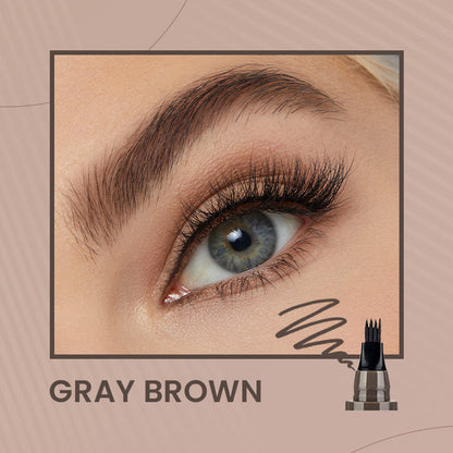 🫧4-Tip Microblade Pen for Brows & Beards – Waterproof, Smudge-Proof & Natural Look