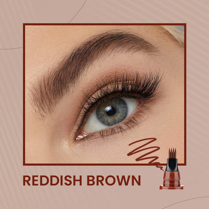 🫧4-Tip Microblade Pen for Brows & Beards – Waterproof, Smudge-Proof & Natural Look
