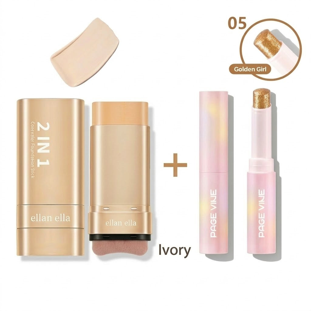 The Ivory + Golden Girl Duo